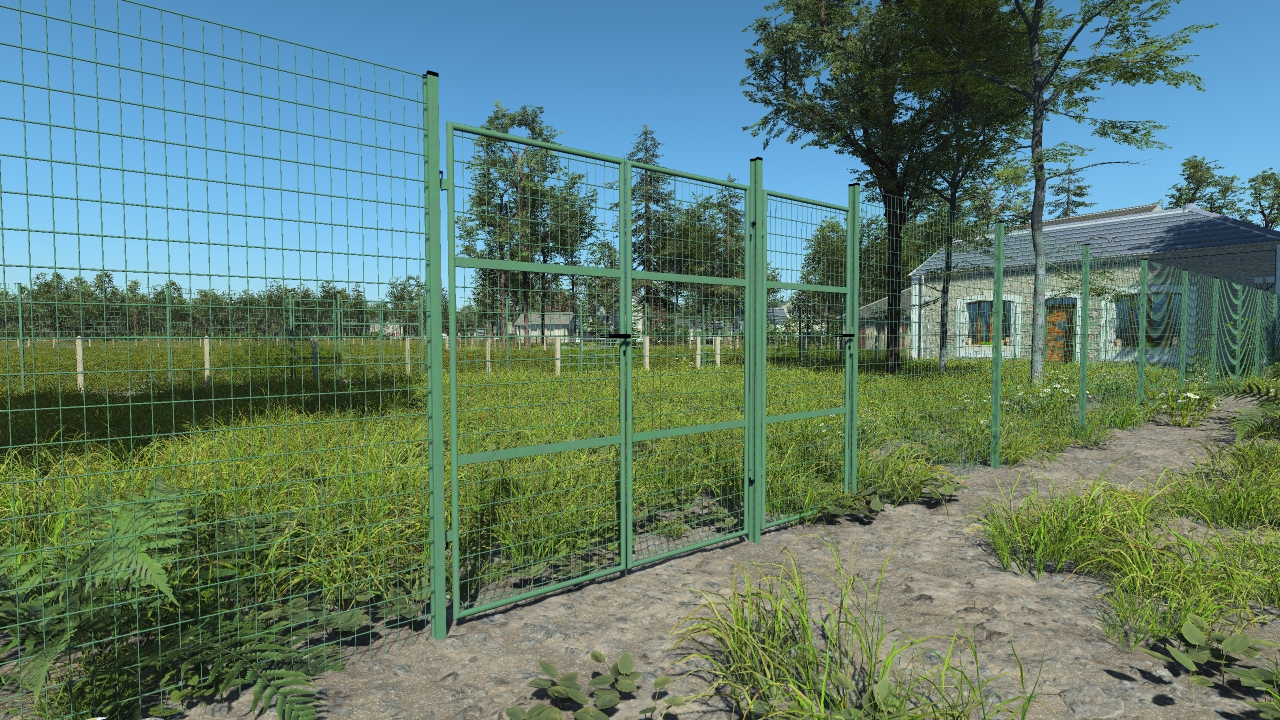 Metallic grid fences_1